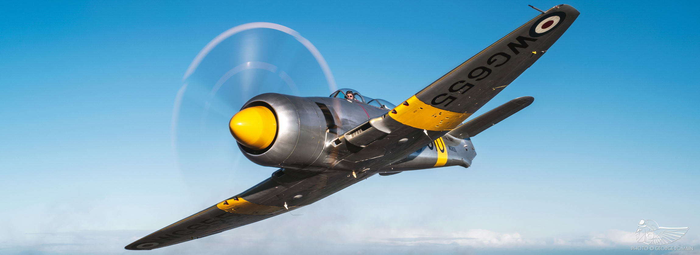 Flight testing Hawker Sea Fury T.20 ‘WG655’
